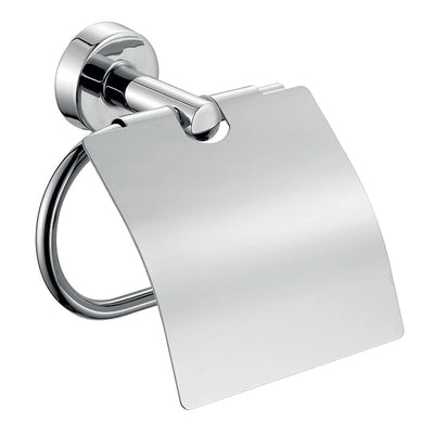 Suport hartie igienica metal cromat cu clapeta