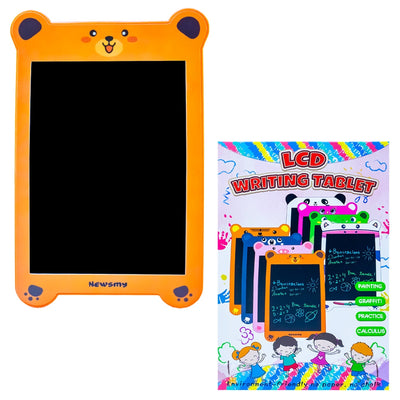 Tablita pentru scris, LCD, 12 inch, cu baterii, rama tigru