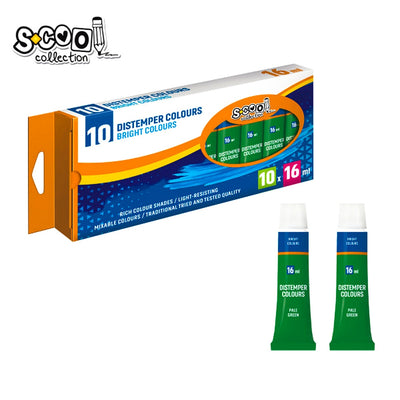 Tempera verde deschis, 16 ml, 10 buc/set - S-COOL