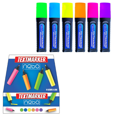 Textmarker, 6 buc/set - NEBO