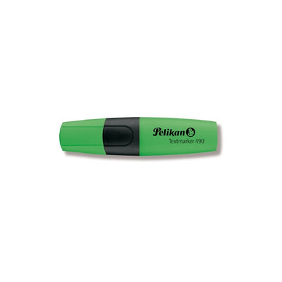 Textmarker Pelikan 490 verde varf tesit 1-5mm reincarcabil grip ergonomic cerneala pe baza de apa