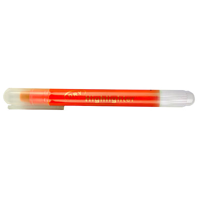 Textmarker portocaliu solid Evoffice tip creion care nu se usuca pentru hartie subtire