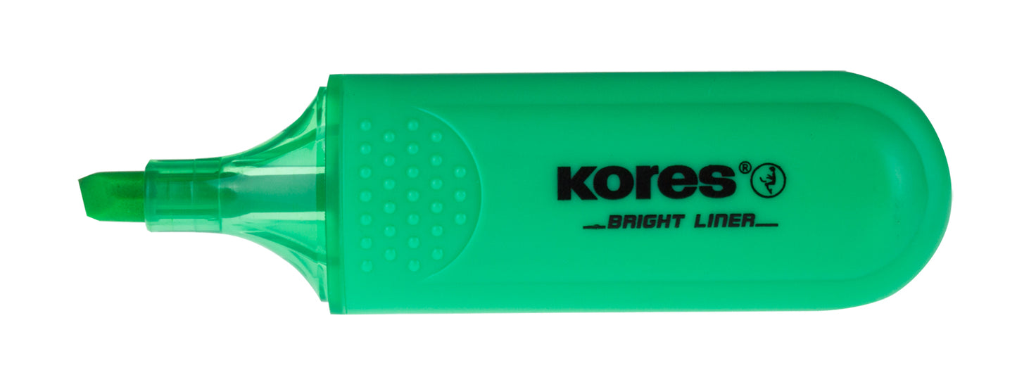 Textmarker Verde Kores