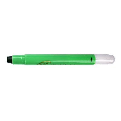Textmarker verde solid Evoffice tip creion gel care nu se usuca pentru hartie subtire