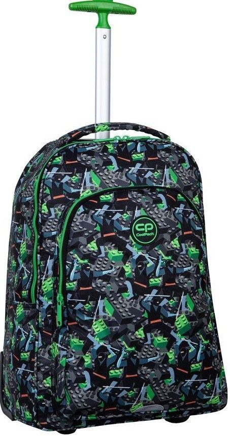 Rucsac troller CoolPack Alan Monster Team 28 litri cu compartiment laptop organizator si roti cauciuc material impermeabil