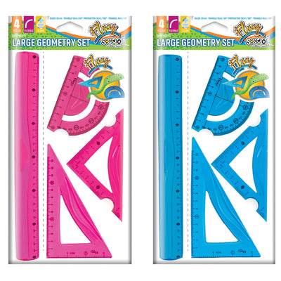 Trusa geometrie flexibila, 4 piese/set - S-COOL