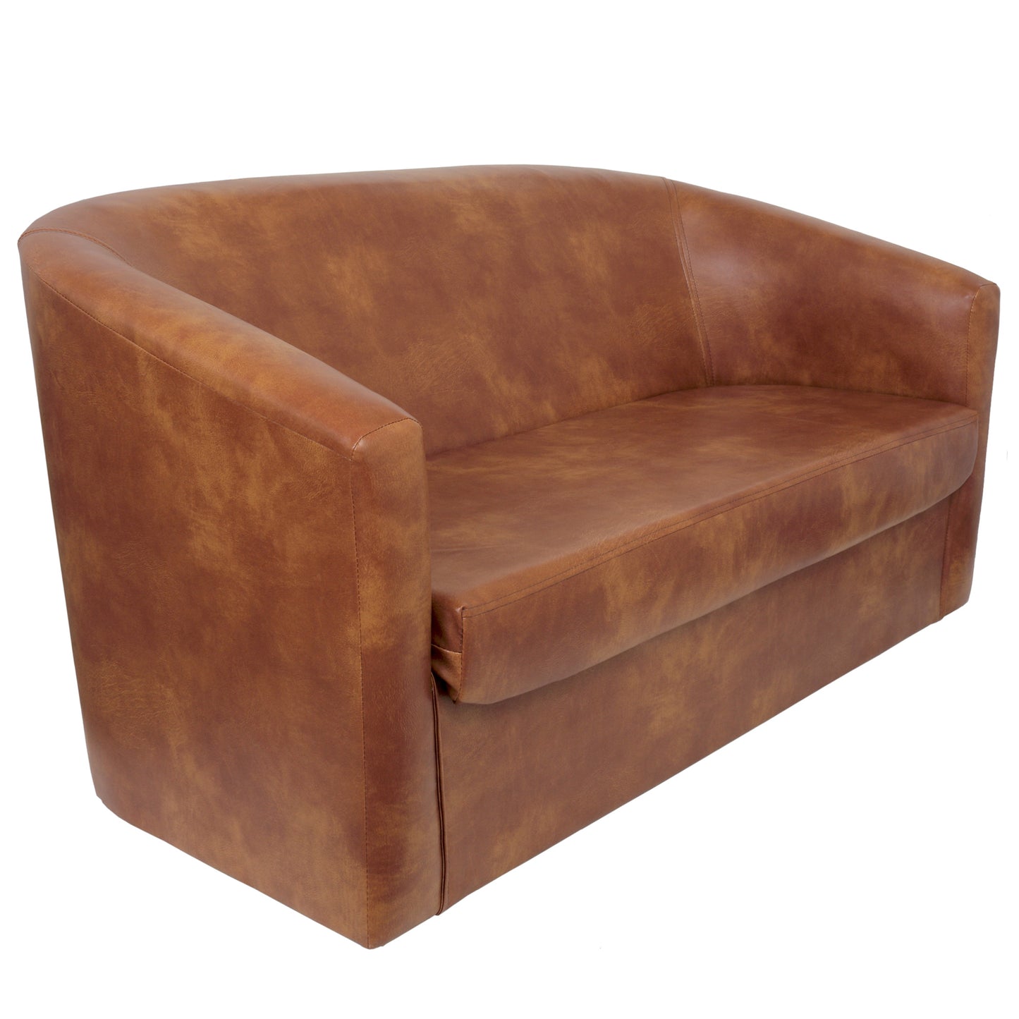 Canapea Tudor imitatie piele - coniac 8070