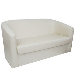 Canapea Tudor imitatie piele - crem 21834