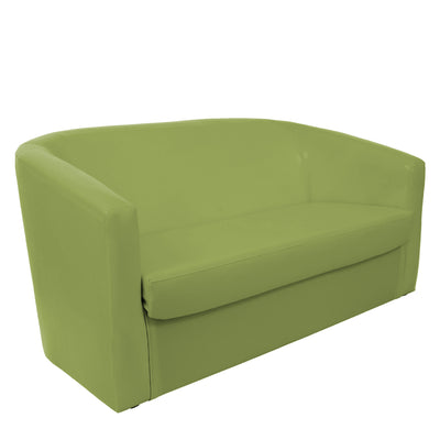 Canapea Tudor imitatie piele - verde 21899