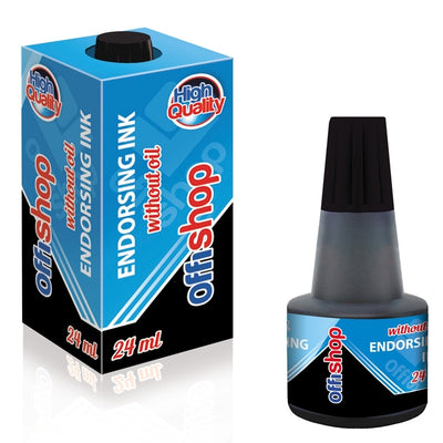 Tus stampila, negru, 24 ml - OFFISHOP
