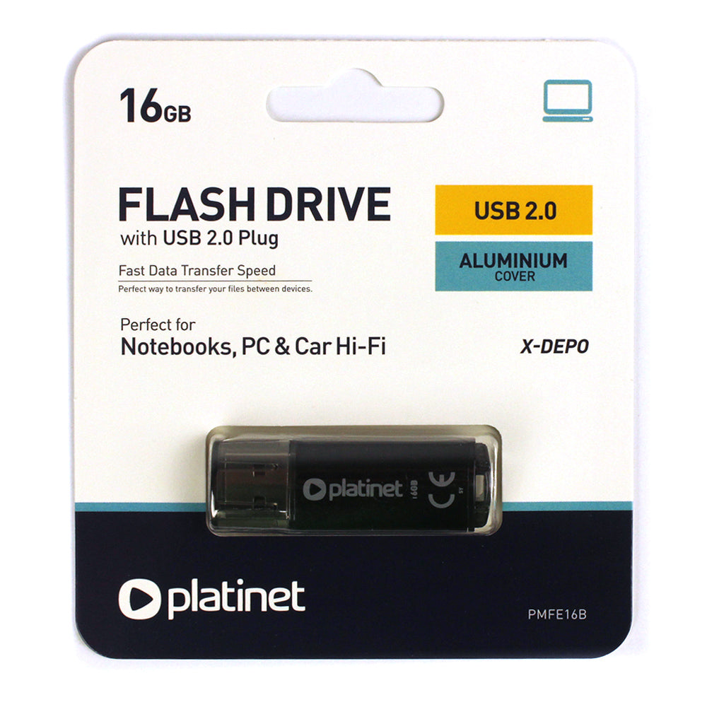 USB 2.0  Flash Drive 16GB Platinet