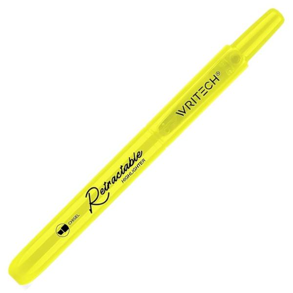 Textmarker Retractabil Writech Neon Galben