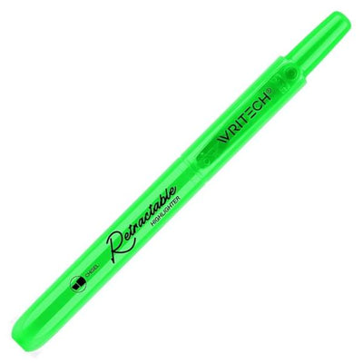 Textmarker Retractabil Writech Neon Verde